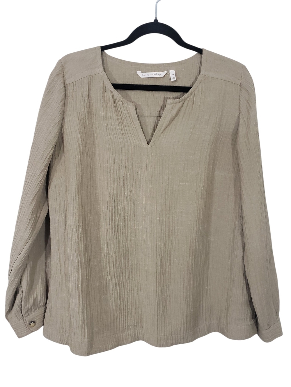 Soft Surroundings Oceo Crinkle Gauze Tunic
